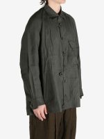 ZIGGY CHEN - Men Long Shirt Jacket - Image 2