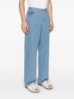 DRIES VAN NOTEN - Men Straight Leg Button Fly Jean - Image 2