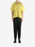 HOMME PLISSE ISSEY MIYAKE - Men Monthly Colors: July Open Collar Shirt - Image 4