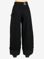SIMONE ROCHA - Women Wide Leg Puddle Jeans - Image 3