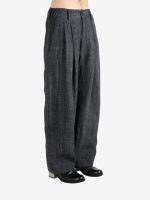 ZIGGY CHEN - Men Drop Crotch Wide Leg Trousers - Image 2