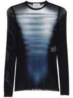 JEAN PAUL GAULTIER - Women Printed "Le Mâle" Mesh Top - Image 5