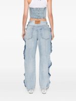 ALEXANDER WANG - Women Basketball Mesh Curved Zipper Pant - Image 3