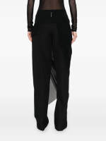 JEAN PAUL GAULTIER - Women Flock "Tattoo Ruban" Mesh Long Sleeved Top - Image 3