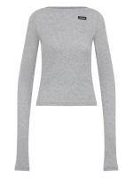 MIU MIU - Women Ribbed Jersey Top