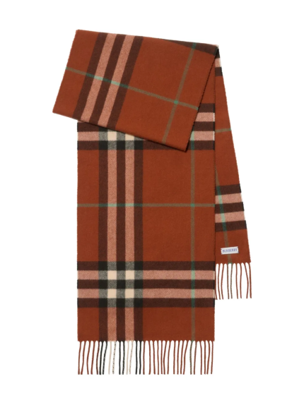 Brown scarve, front view