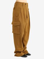 DRIES VAN NOTEN - Women Polkam Washed Cotton Pants - Image 2