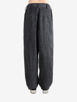 ZIGGY CHEN - Men Drop Crotch Wide Leg Trousers - Image 3