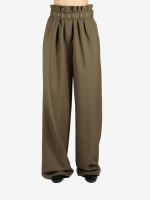 DRIES VAN NOTEN - Women Belted Wool Trouser