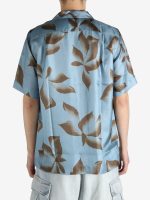 DRIES VAN NOTEN - Men Silk Button-Up Shirt - Image 3