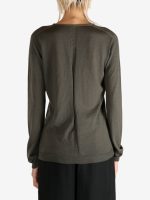 RICK OWENS - Women Knit V Neck Pullover - Image 3