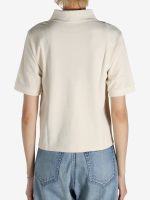 AURALEE - Women High Gauge Pique Polo Shirt - Image 3