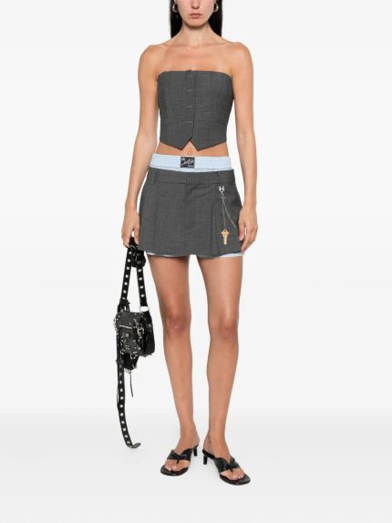 ALEXANDER WANG - Women Chain Pre-Styled Pleated Skort