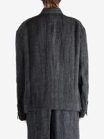 ZIGGY CHEN - Men Cropped 3 Button Blazer - Image 3