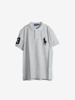 POLO RALPH LAUREN - Men Short-Sleeve Big Pony Mesh Polo - Custom Slim (BSR)