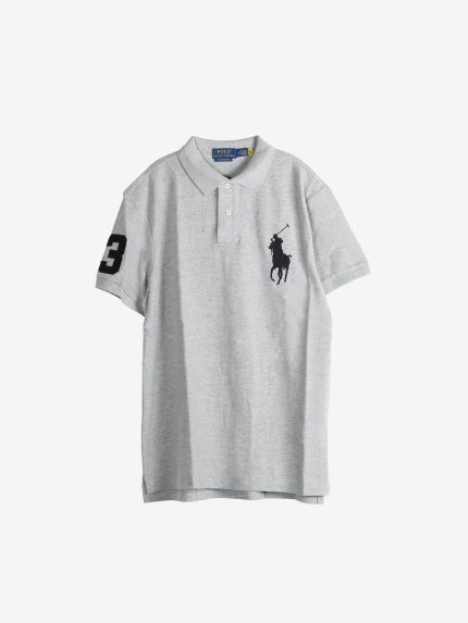 POLO RALPH LAUREN - Men Short-Sleeve Big Pony Mesh Polo - Custom Slim (BSR)