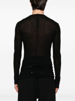 RICK OWENS - Men Rib LS Tee - Image 2