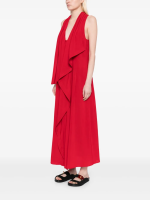 YOHJI YAMAMOTO - Women Long Draped Sleeveless Dress - Image 2