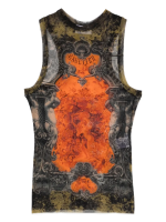 JEAN PAUL GAULTIER - Women Mesh "Médaillon" Tank Top - Image 5