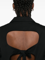 SIMONE ROCHA - Women Back Cut Out Bow Detail Jacket - Image 4
