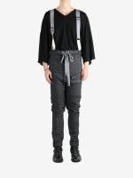 GEOFFREY B. SMALL - Men Oversize Drawstring Fishermans Suspender Pants - Image 3
