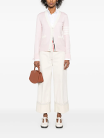 THOM BROWNE - Women Relaxed Fit V Neck Knitwear
