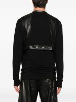 RICK OWENS - Men Gilet In Pelle Imbottito Cargo Vest - Image 3