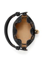 TORY BURCH - Women T Monogram Leather Mini Bucket Bag - Image 5