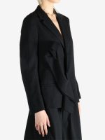 Y'S - Women O-Left Front Drape Jacket - Image 2