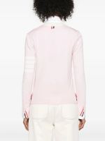 THOM BROWNE - Women Relaxed Fit V Neck Knitwear - Image 3