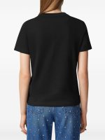 VERSACE - Women Crystal Versace Logo T-Shirt - Image 2