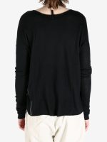 FAX COPY EXPRESS - Women Oversized V-Neck Sweater - Image 3