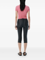 T BY ALEXANDER WANG - Women Jacquard Logo Baby Tee - Image 4