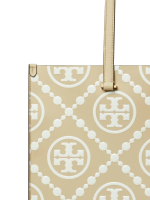 TORY BURCH - Women T Monogram Contrast Embossed Tote Bag - Image 6