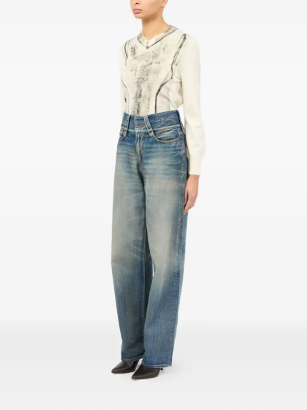 MM6 Maison Margiela - Women High Waisted Jean