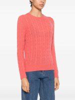 POLO RALPH LAUREN - Women Cable-Knit Cotton Crewneck Sweater - Image 2