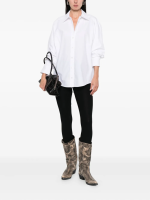 ALEXANDER WANG - Women Necklace Oversized Button Down Shirt