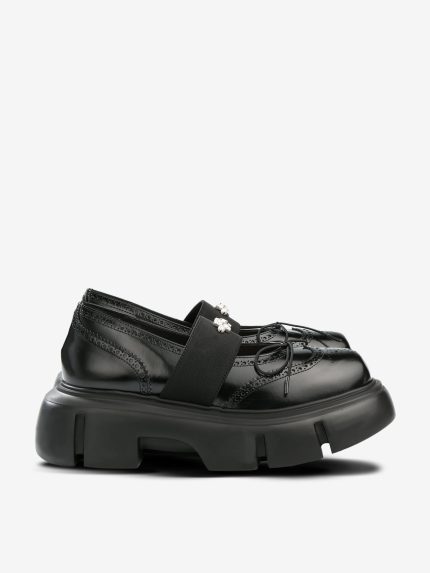 SIMONE ROCHA - Women W/ Emb Platform Ballet Brogues