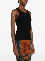 JEAN PAUL GAULTIER - Women "Gaultier" Piercing Detail Tank Top - Image 2