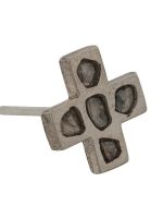 PARTS OF FOUR - Plus Earring (Mega Pavé, 12mm, MA+DIA) - Image 2