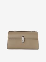 Tan bag, front view