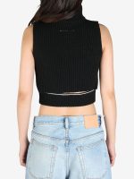 MM6 Maison Margiela - Women Knitted Zip Vest - Image 3