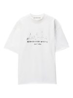 ALEXANDER WANG - Unisex Graphic Short Sleeve T-Shirt - Image 4