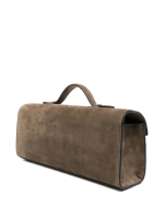 SAVETTE - Women Slim Symmetry Pochette In Suede Bag - Image 3