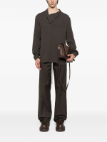 RICK OWENS - Men Heavy Poplin Dietrich Drawstring Pant