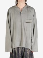 ZIGGY CHEN - Men Gathered Long Sleeve T-Shirt