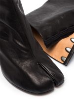 MAISON MARGIELA - Women Vintage Leather Tabi High Heel Ankle Boots - Image 3
