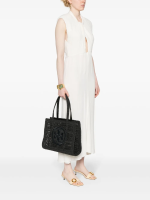 TORY BURCH - Women Ella Hand-Crocheted Small Tote - Image 2