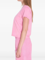 T BY ALEXANDER WANG - Women Essential Jersey Puff Logo Shrunk Tee - Image 3