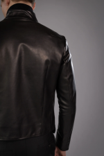 RORKE BADER - Men Bevel Leather Jacket - Image 3